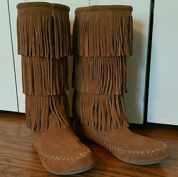 Makalu Shoes - Moccasin fringe western cowboy cowgirl boots